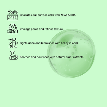 Glow Serum (12% AHA-BHA Exfoliating) (30ml)