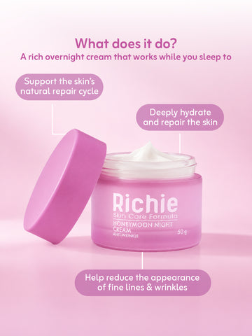 Honeymoon Anti-Wrinkle Firming Night Cream (50g) - كريم ليلي ضد التجاعيد